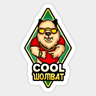 COOL WOMBAT Sticker